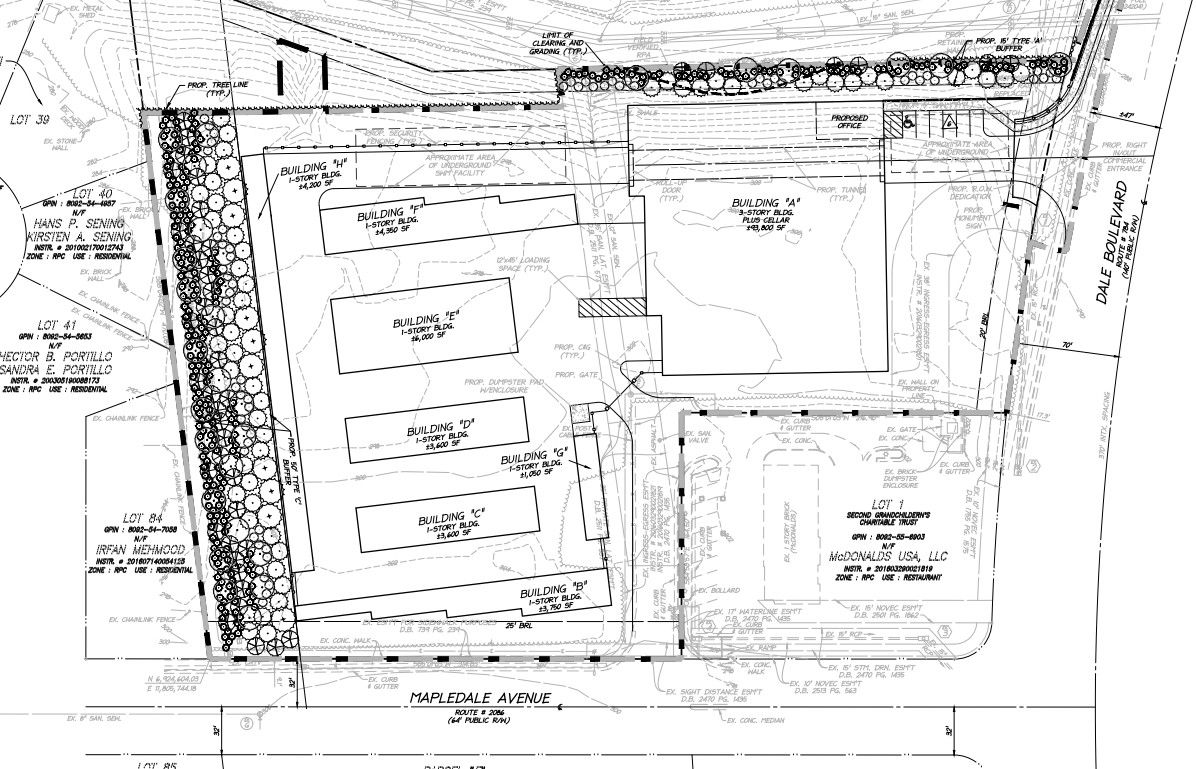 Self-storage center proposed for Dale Boulevard layout